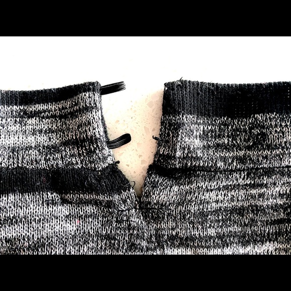 Sweaterette long sleeve turtleneck sweater, size 1X, colour Black and Grey - Picture 7 of 9